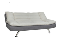 Fabric Cover Functional Sofa Bed Foam Dacron Metal Legs Imitated Linen